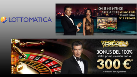 Campagne web adv e promozioni sul sito Lottomatica e Casinò online Vegas Club e Skill Club