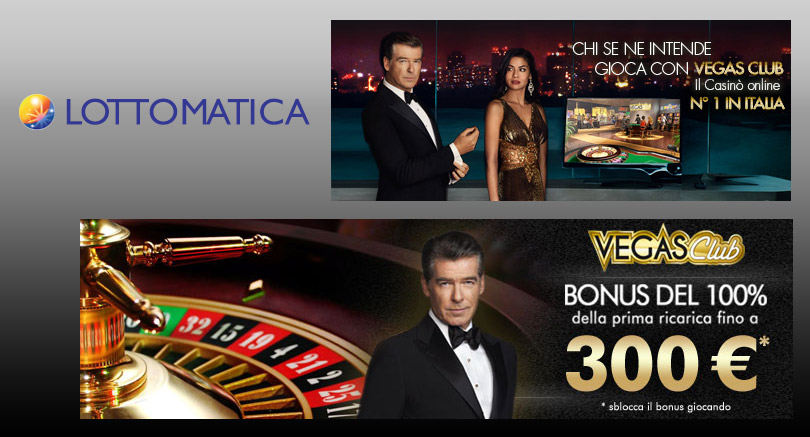 Campagne web adv e promozioni sul sito Lottomatica e Casinò online Vegas Club e Skill Club