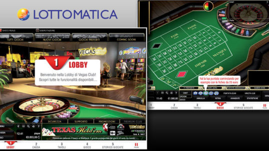 Demo tutorial di gioco interattiva del Casinò Vegas Club Lottomatica